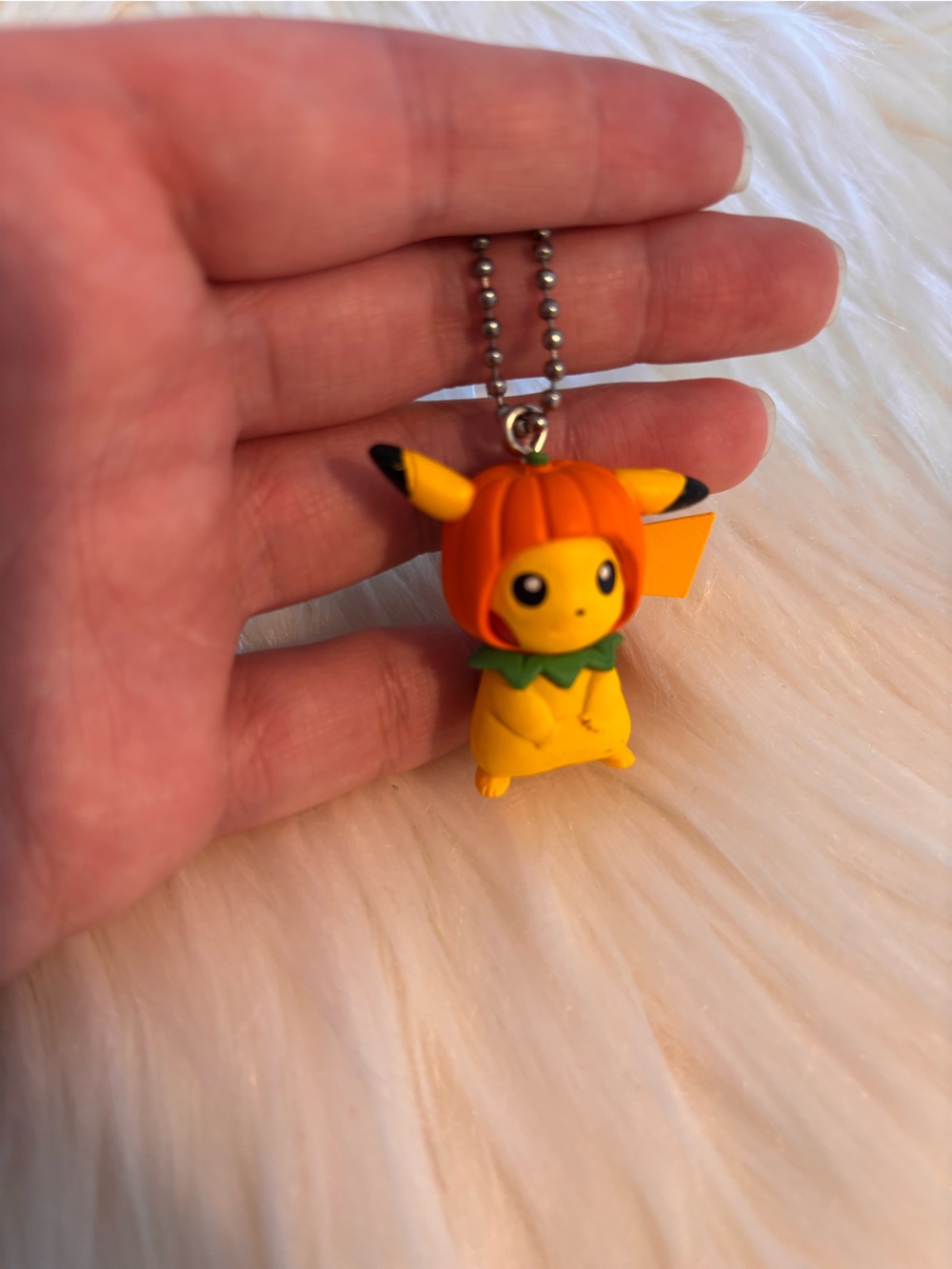 Pumpkin Costume Pikachu Charm GUC FLAWS